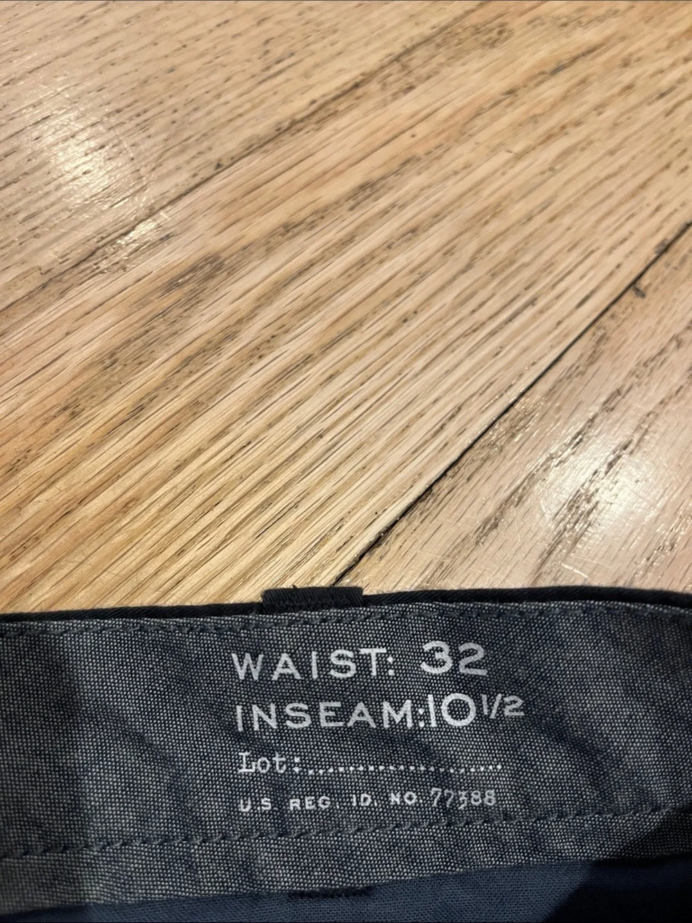 J. Crew Dark Navy Flat-Front Men’s Chino Shorts